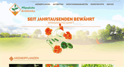 Desktop Screenshot of pflanzliche-antibiotika.de